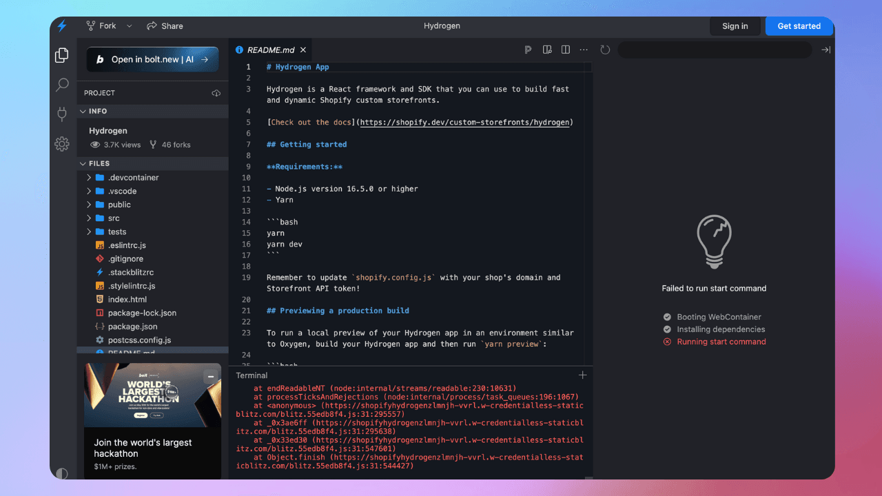 Shopify Official Demo on Stackblitz.png