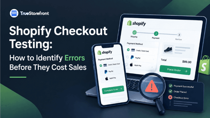 Shopify Checkout Testing: How to Identify Errors Before They Cost Sales