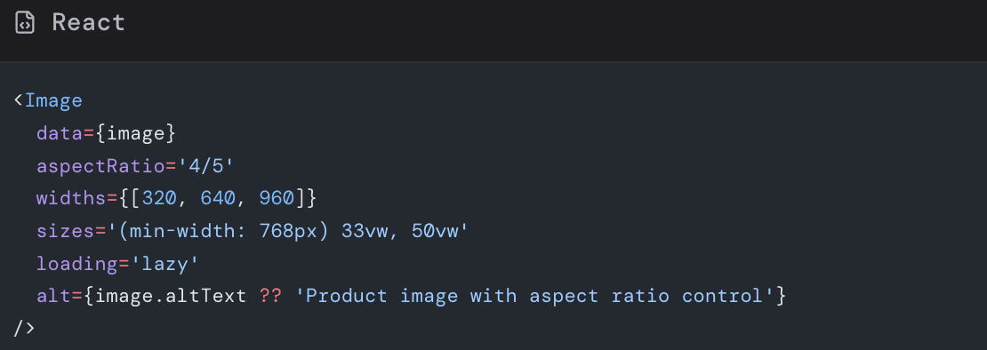 Use aspectRatio for flexible layouts