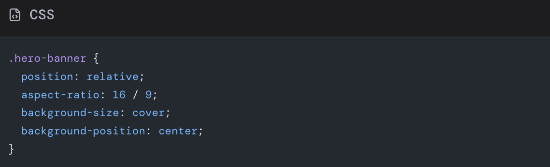 based aspect ratio for background images