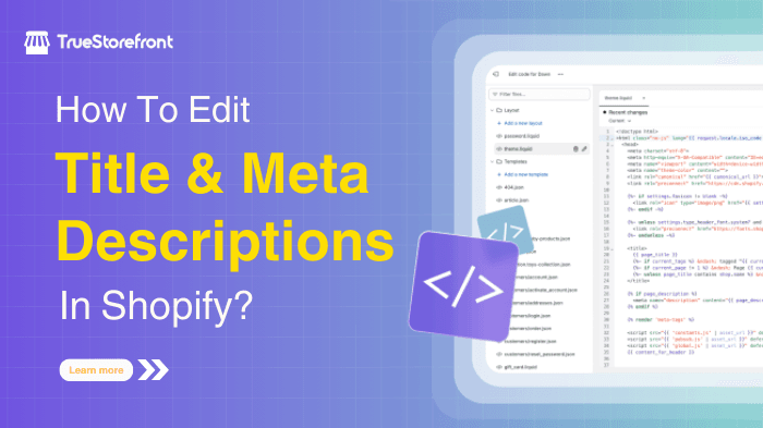 How To Add Title And Meta Description In Shopify? 