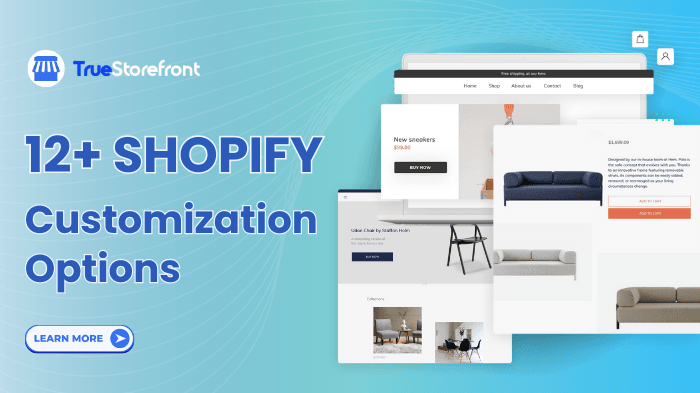 Shopify customization options