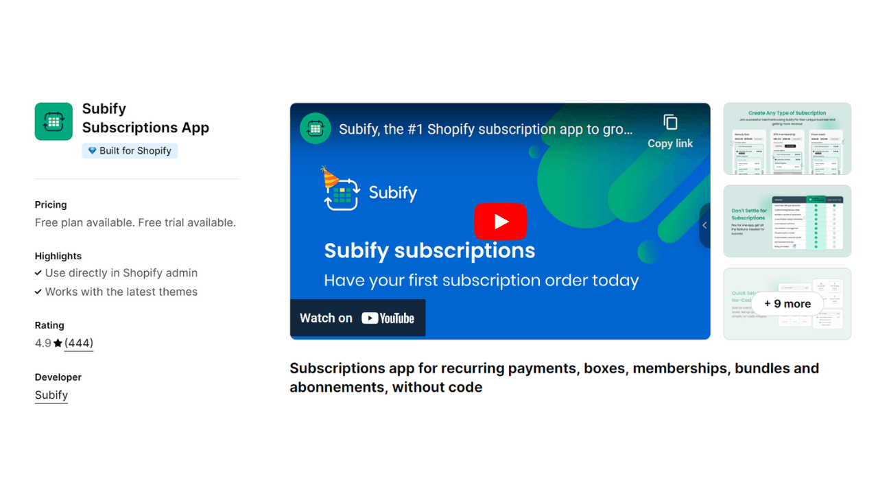 subify-subscriptions-app